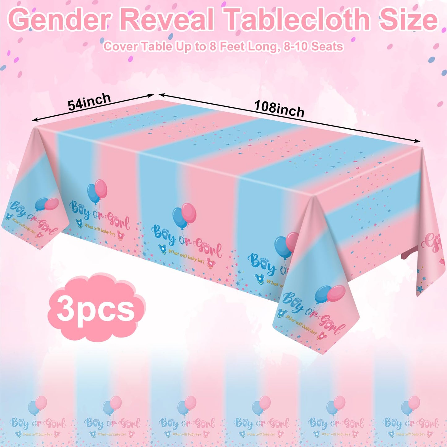 4 Pack Wood Grain Plastic Tablecloth, 54 x 108in Disposable Rectangle Waterproof Table Cover